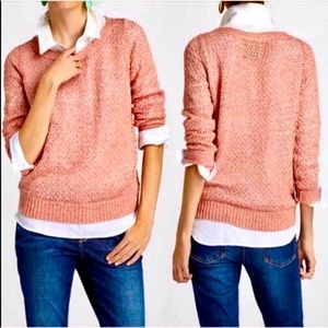 Anthropologie Guinevere Glimmered Pullover Sweater Women’s Size XS Hemp Blend